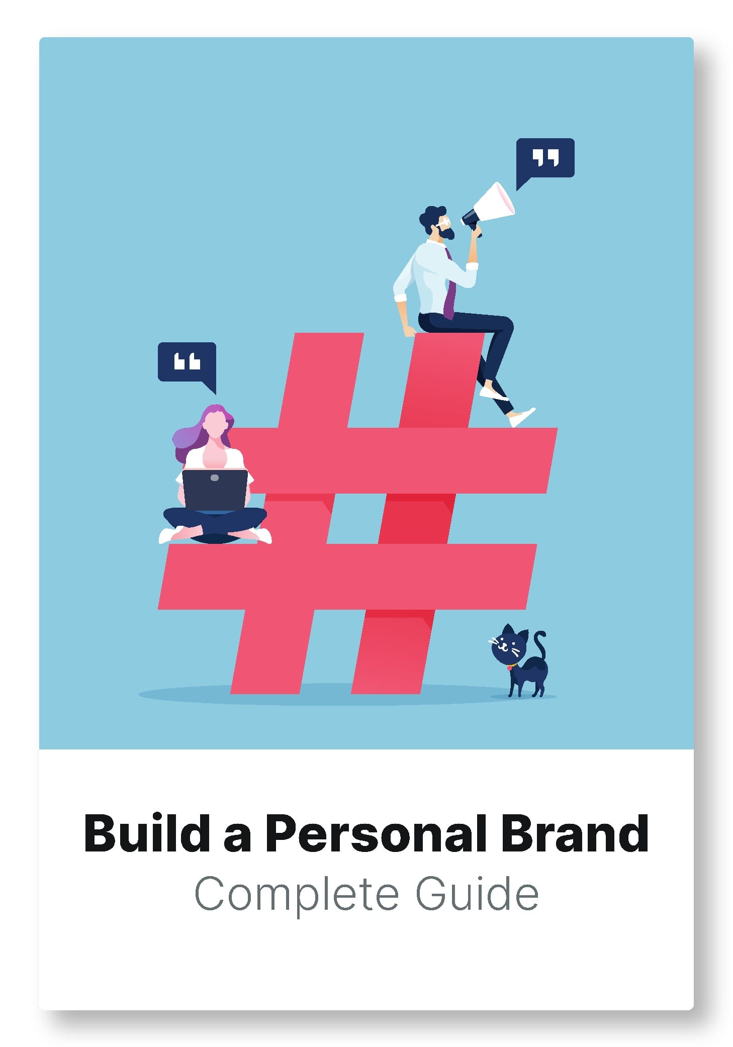How To Build A Personal Brand PDF Guide Cover Photo A complete step by step ebook